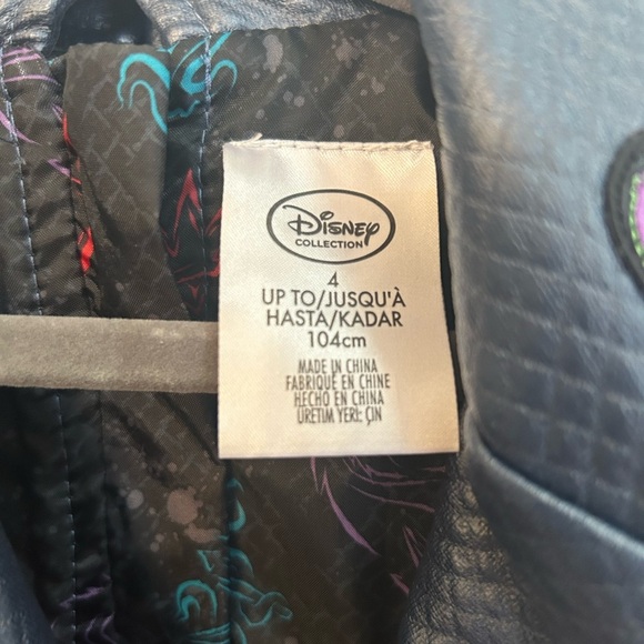 Disney Descendants Evie Faux Leather Dress Navy size 4 - Picture 4 of 6